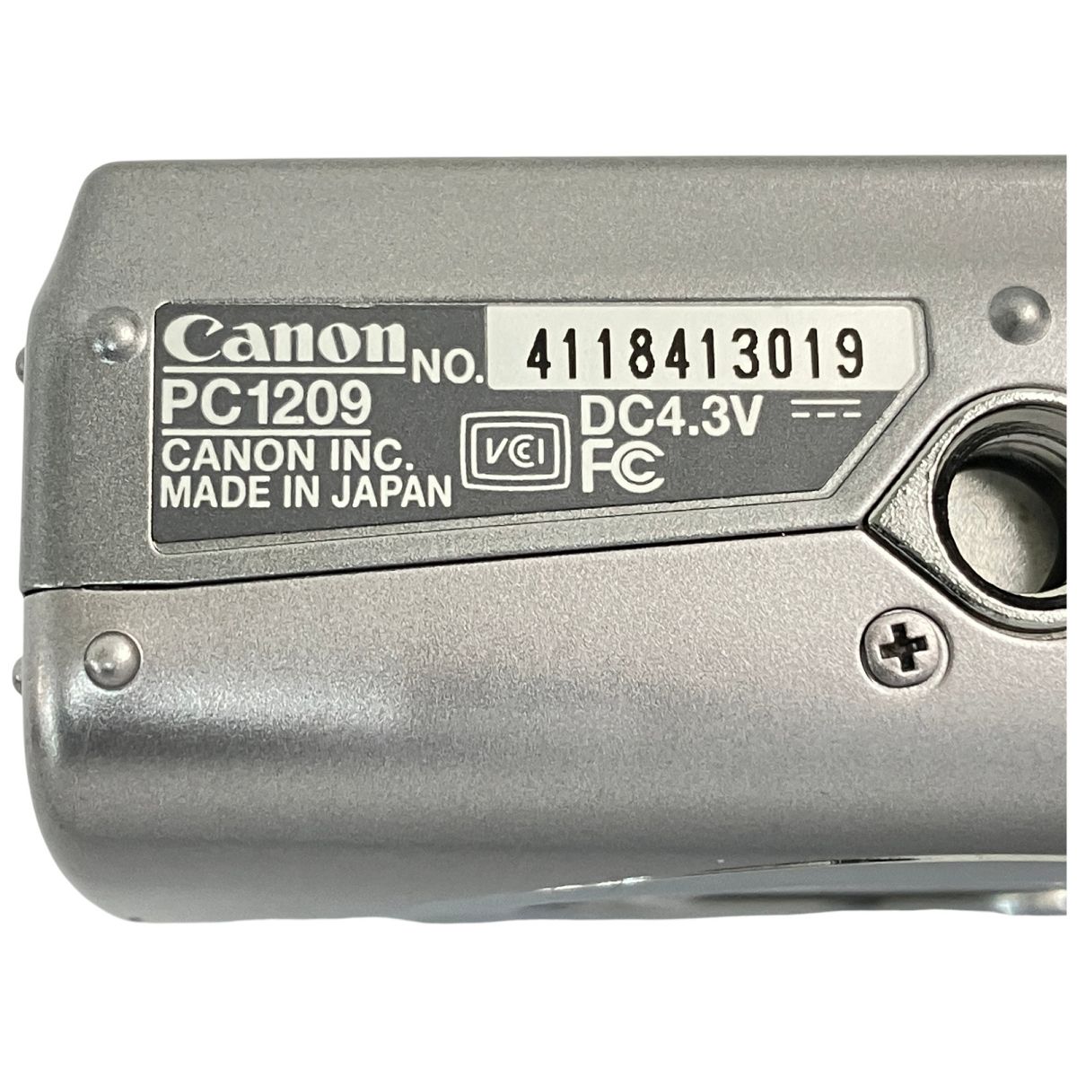 ジャンク Canon キヤノン IXY DIGITAL 900 IS PC1209 コンパクト