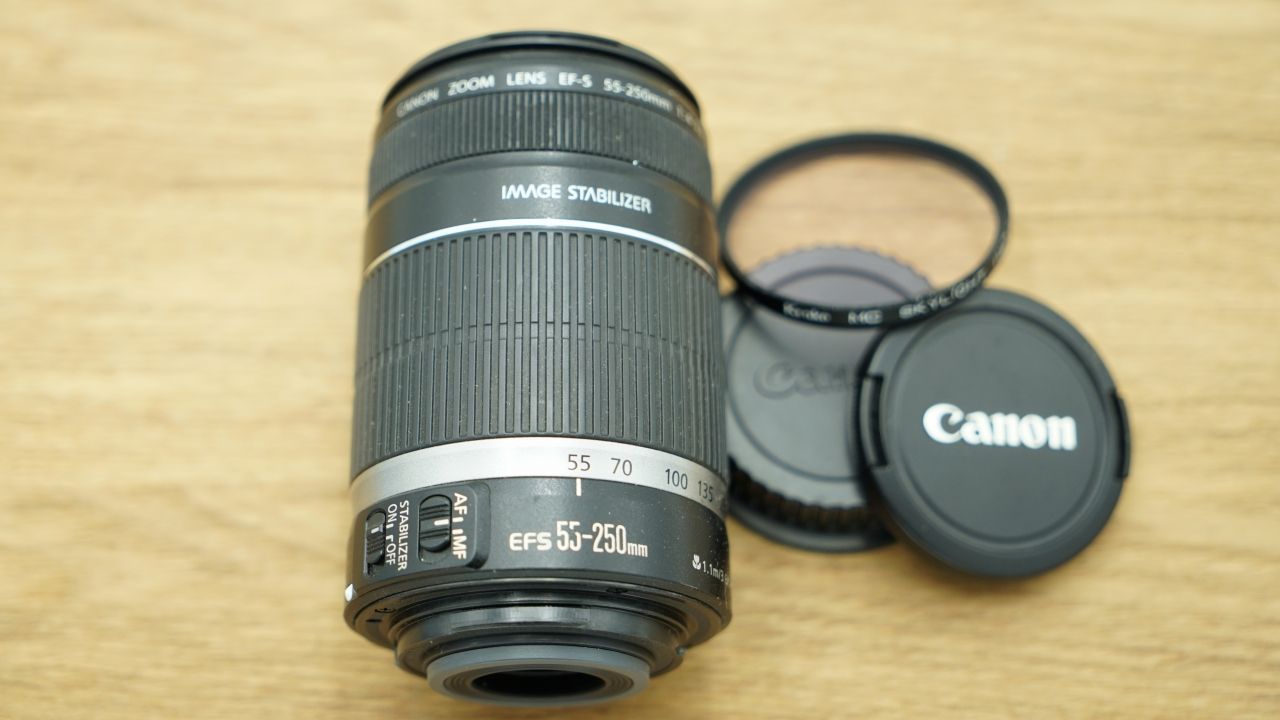 8345 良品 Canon EF-S 55-250mm 4-5.6 IS - メルカリ