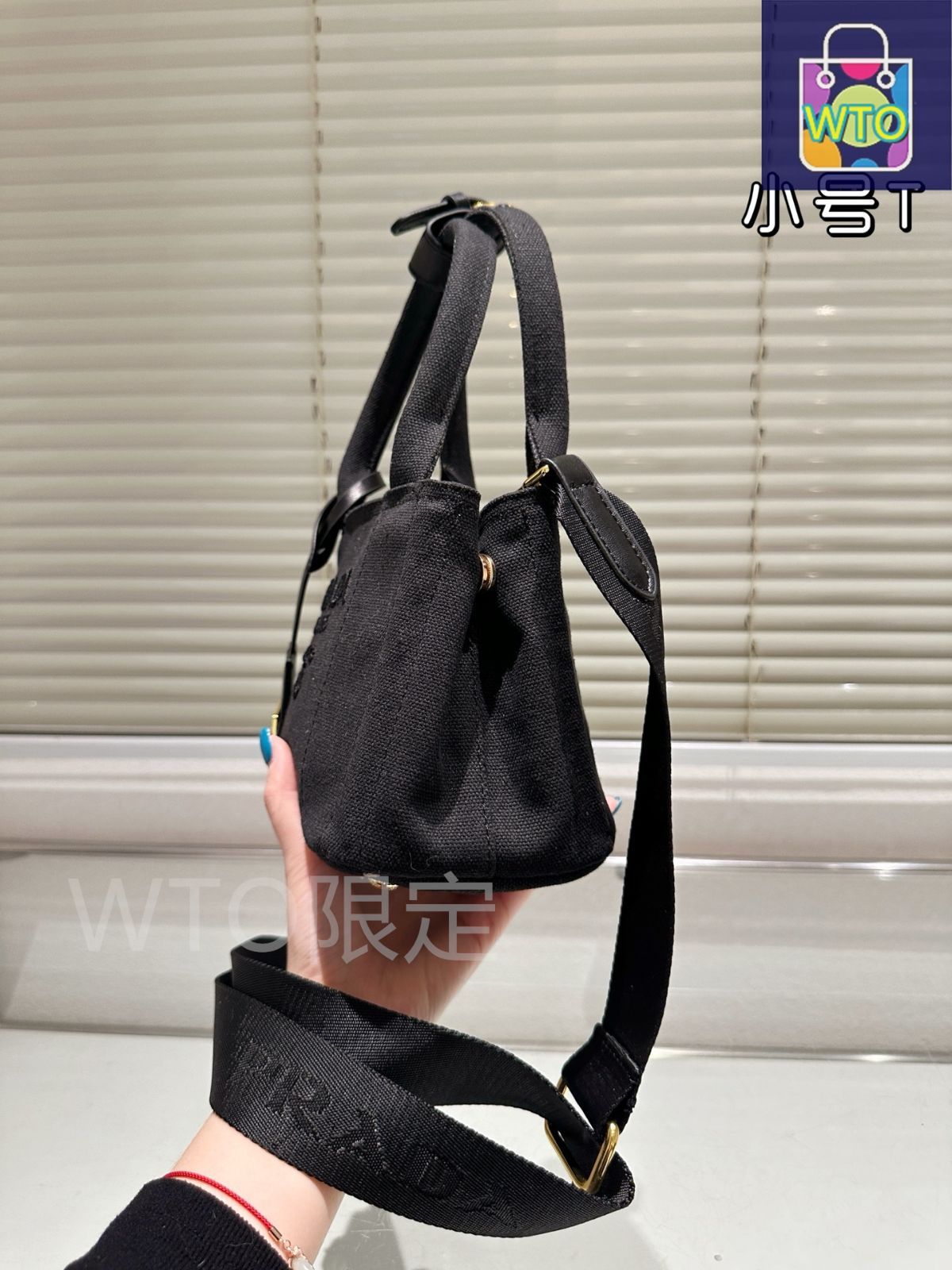 今日特価】Prada × ～22cm×14cm 原版布 ショルダーバッグ～-WTO