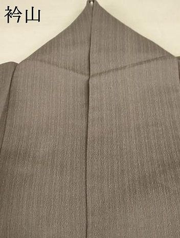 平和屋着物＊夏物 色無地 紗 茶鼠色 正絹 AABC1862jd NICORILABO_COM