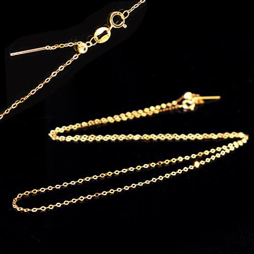  ピンフリー アズキ チェーン アジャスター K 18 WG YG PG 3 選べる ネックレス あずき ホワイトゴールド イエローゴールド ピンクゴールド 18金 ネックレス アクセサリー