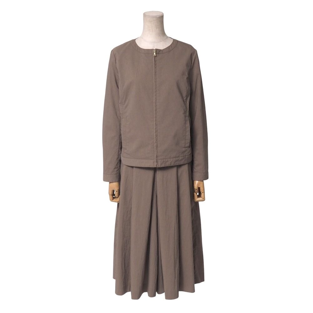 MACKINTOSH PHILOSOPHY マッキントッシュフィロソフィー パンツセットアップ サイズ38 ノーカラー ジャケット ガウチョパンツ スカートパンツ ブランド古着 20251010|RA6292