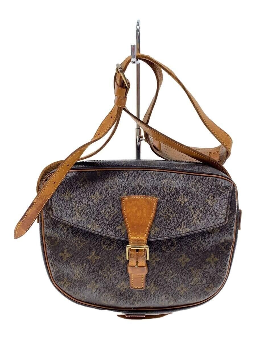 LOUIS VUITTON ジュヌフィーユ25_モノグラム・キャンバス_BRW PVC ブラウン M51226 ショルダーバッグ - メルカリ