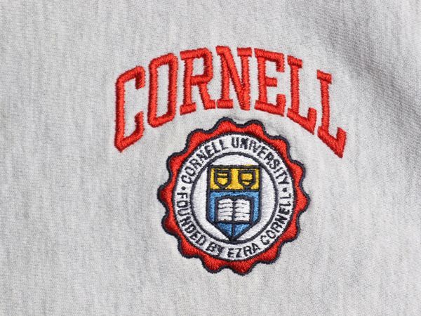 90s USA製 チャンピオン リバースウィーブ カレッジ 刺繍 スウェット  