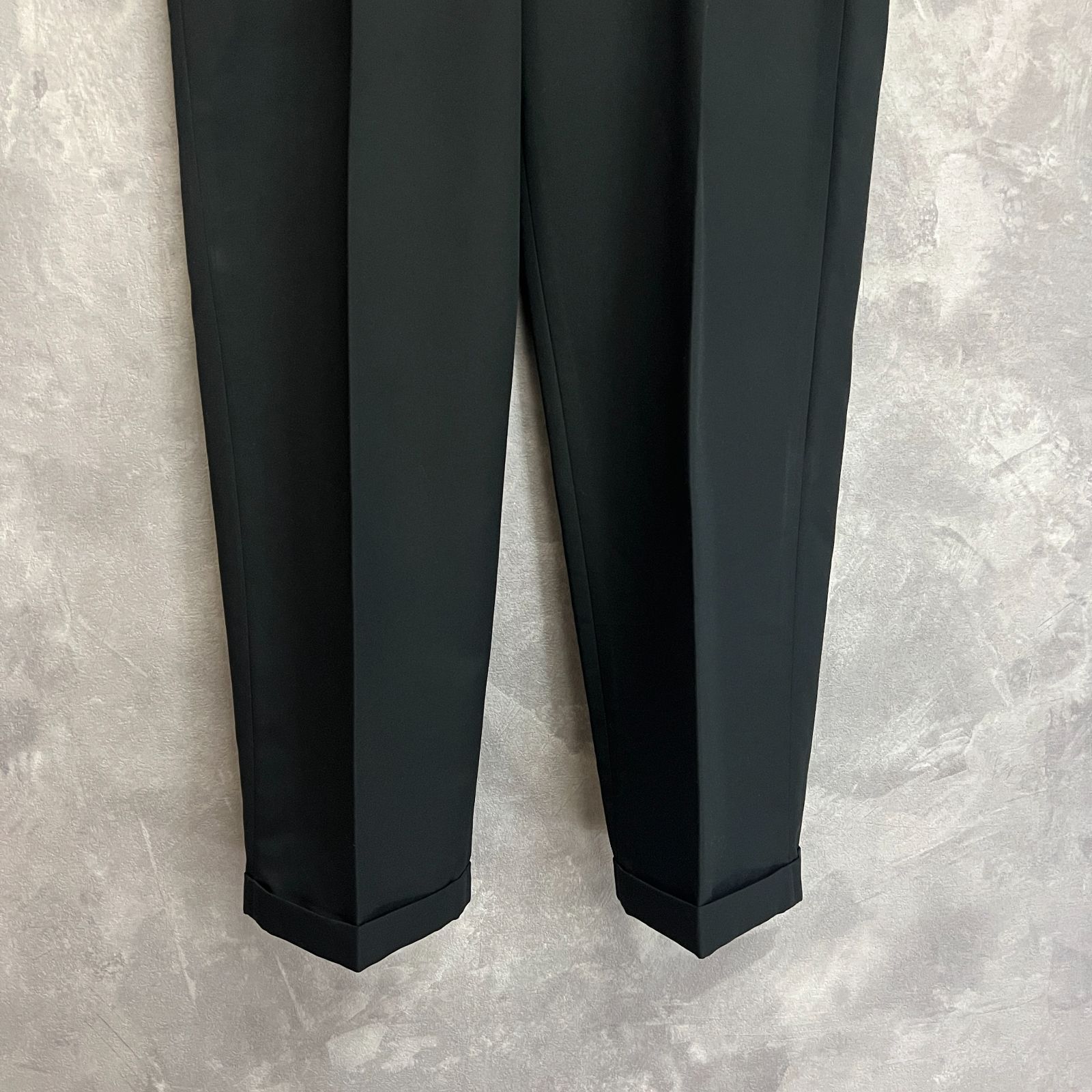 状態◎ 00’s PERRY ELLIS ブラック ワイドスラックス 00s PERRY ELLIS ワイドスラックス 黒 サイズ38×32 - メルカリ