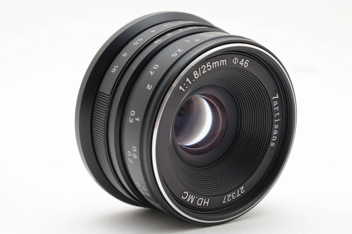 カメラ ☆極上品☆ 七工匠 7artisans 25mm F1.8 for FUJIFILM 富士