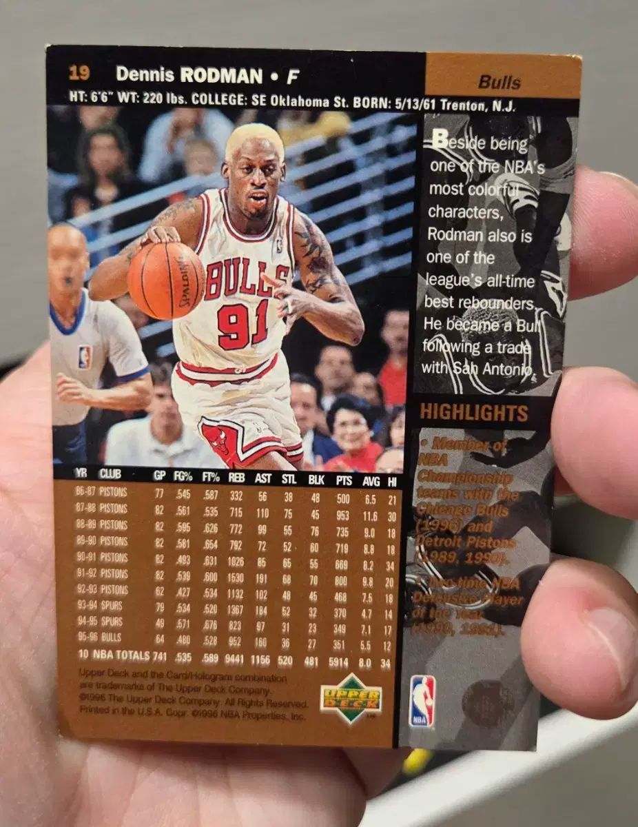 NBAカード　デニス・ロッドマン NBAカード デニスロッドマン メタルユニバース - メルカリ