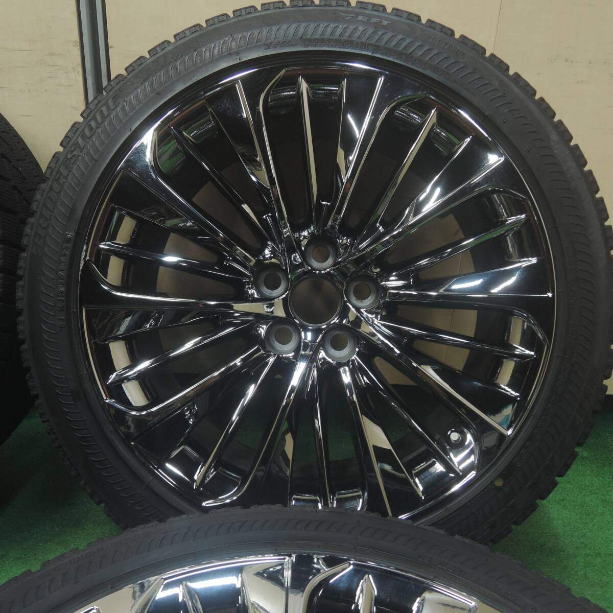 センサー付 バリ溝 21年 9.5分☆レクサス LS 純正 OP 245/45R20