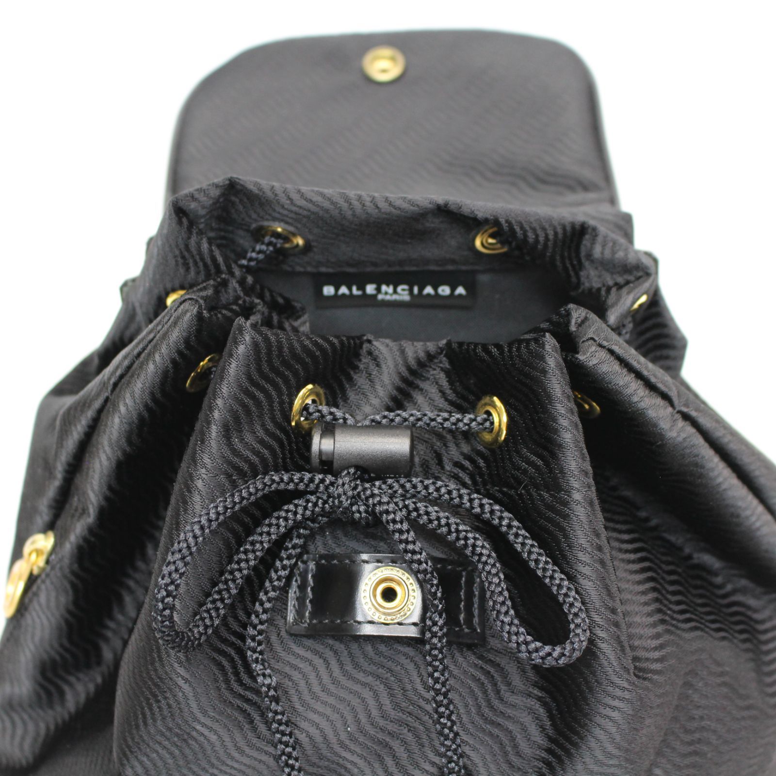 641)【美品】BALENCIAGA バレンシアガ リュック bb キャンバス