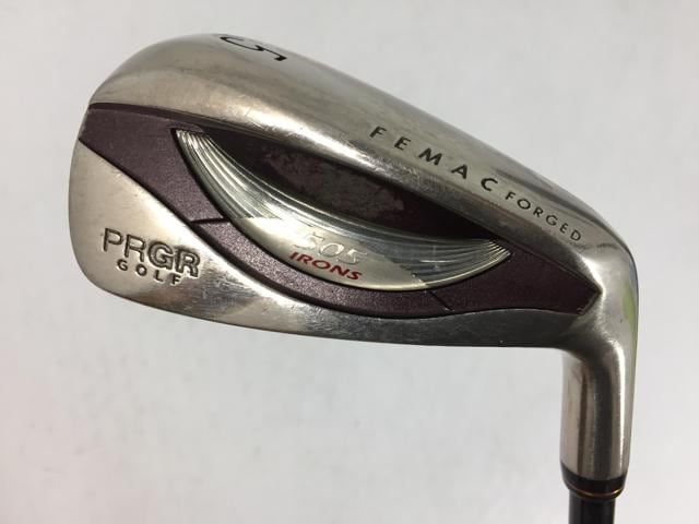 最安値，格安 返品OK お買い得品！【中古ゴルフクラブ】(7本セット)プロギア 505 アイアン 2006 オリジナルカーボン 5～9.P.S アイアンセット