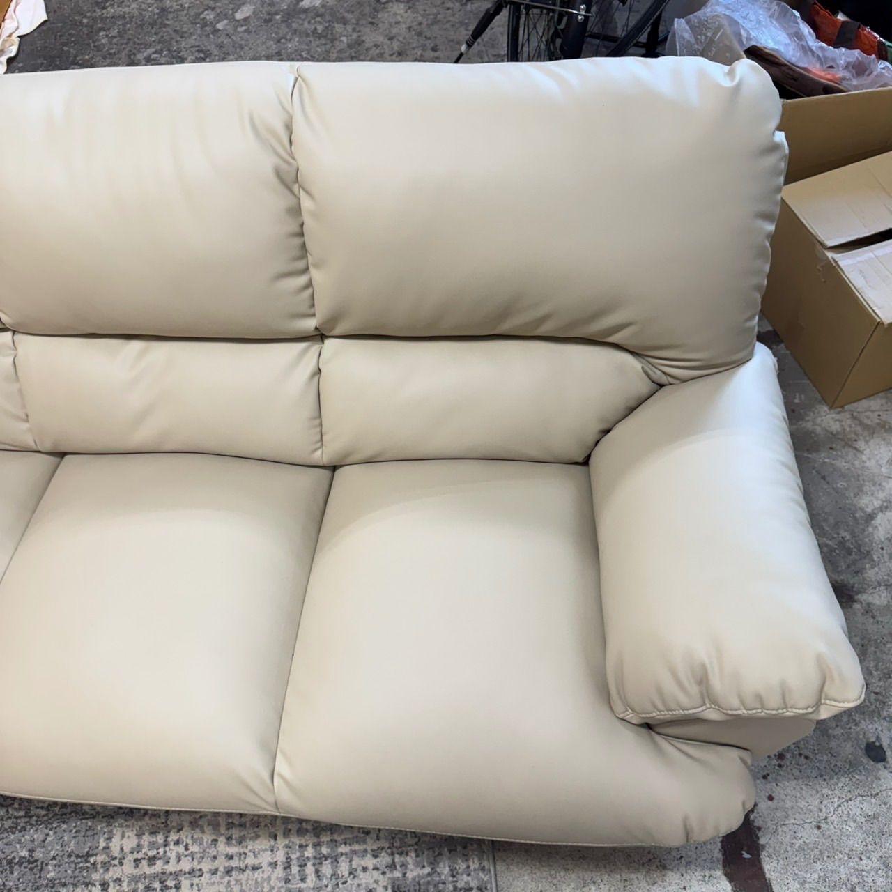 最終値下げ】NITORI ニトリ Nシールド 3人がけソファ ベージュ系 直接