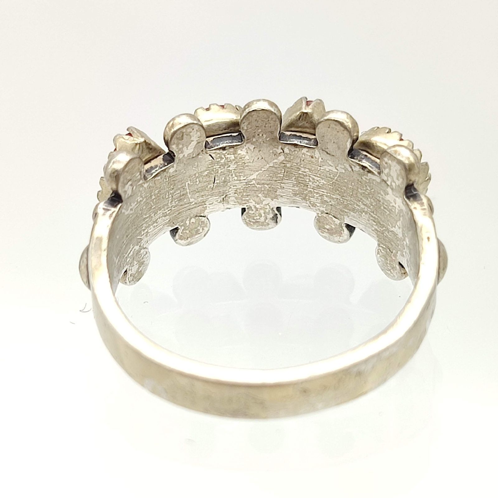 美品】琥珀リング アンバー ドロップモチーフ STERLINGSILVER