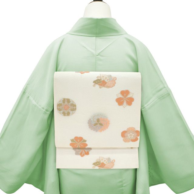 新古品】 夏物 袋帯 未使用 正絹 フォーマル 京都 西陣 齋城織物 唐織