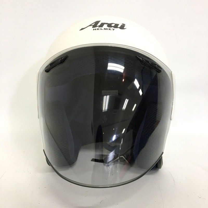 Arai α3 SZ ジェットヘルメット 内装洗濯済 白 ホワイト Lサイズ 