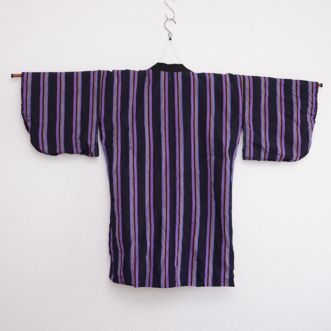 ジャケット｜縞模様 裏地あり｜古布