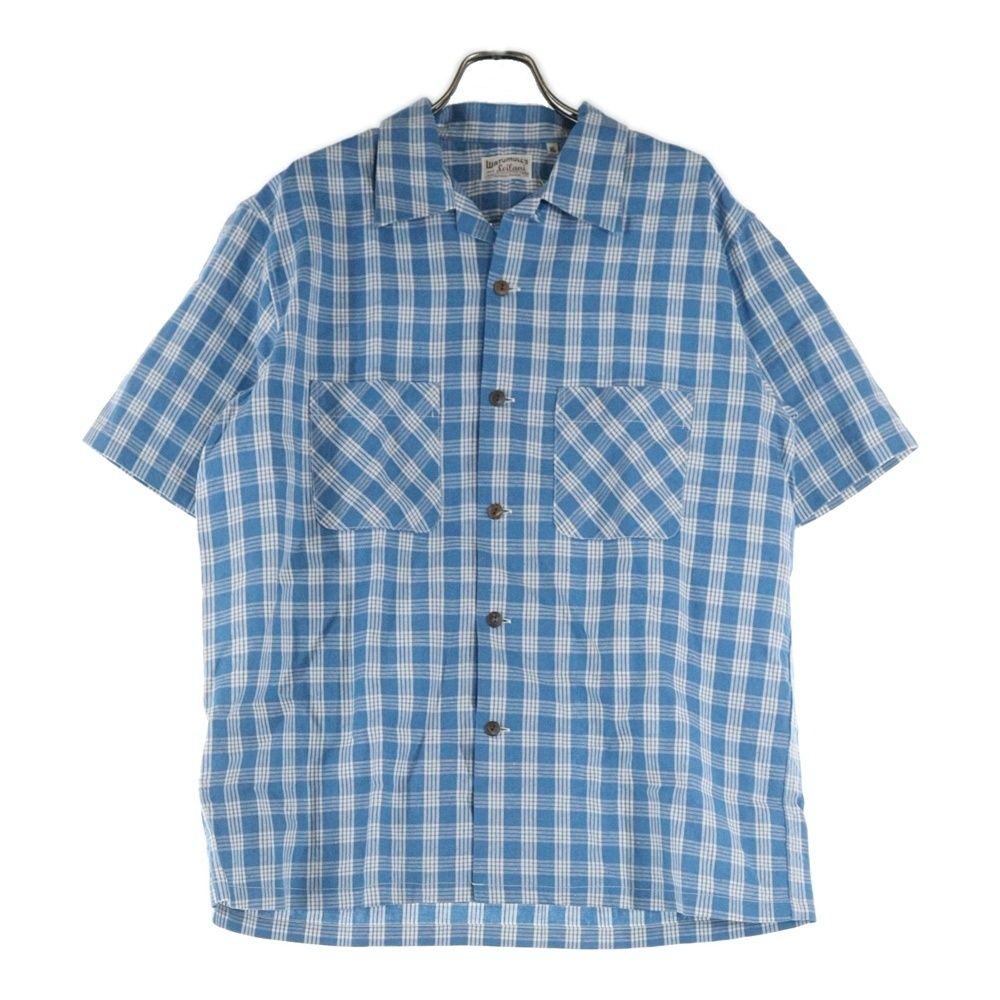 NO BRAND (ノーブランド) PALAKA CHECK SHIRTS SS37588 パラカ半袖