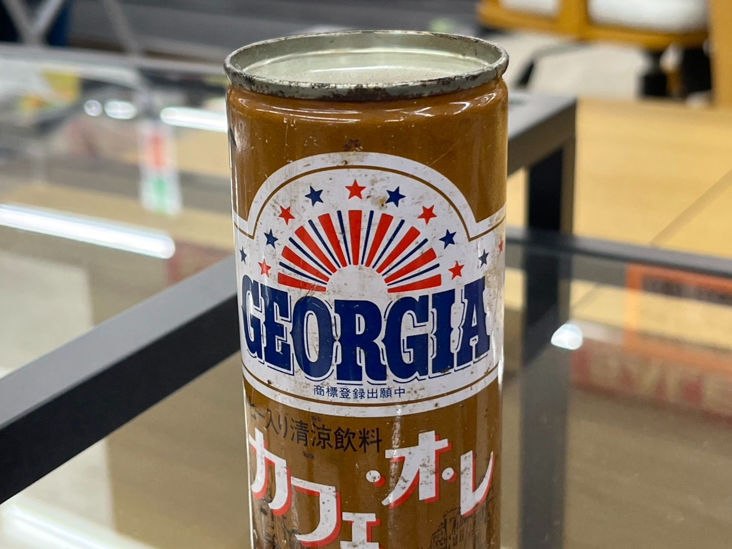最終値下　入手困難品　レア ジョージア　カフェ・オ・レ　空き缶　平成レトロ ジョージア 缶コーヒー カフェオレ 未開封 観賞用 レトロ缶 3本