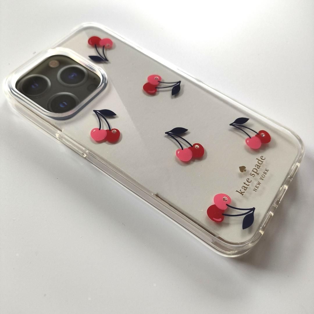 【新品未使用】Kate Spade iPhone ケース 13 Pro チェリー Amazon.co.jp: ケイトスペード iphoneケース katespade レジン