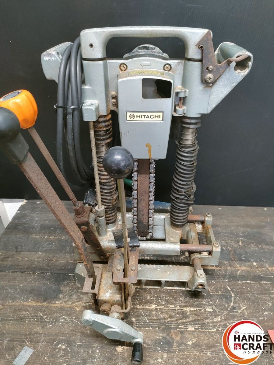● HITACHI チェーンのみ CB-20A 日立工機 チェーンノミ 切断機 工具 動作 済み 現状品