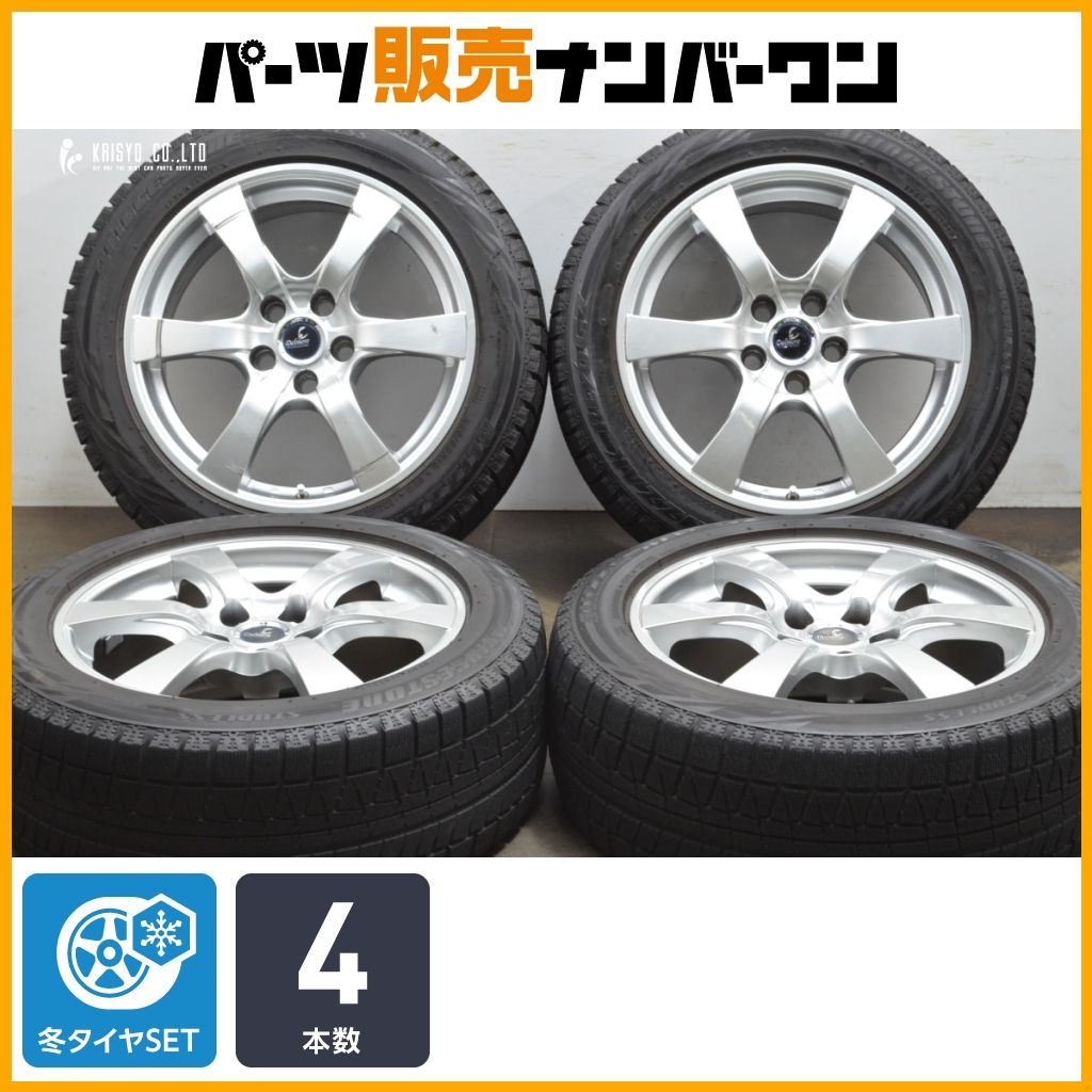 交換用に デルモア 18in 8J 35 PCD120 ブリヂストン REVO GZ 235 50R18 レクサス LS600h LS460 ホイールのみ販売