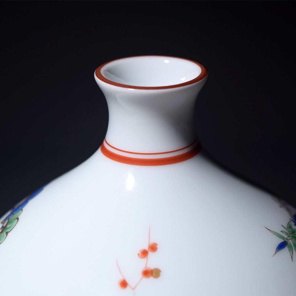 有田焼 深川製磁 宮内庁御用達 松竹梅 花瓶 花入れ 花生け