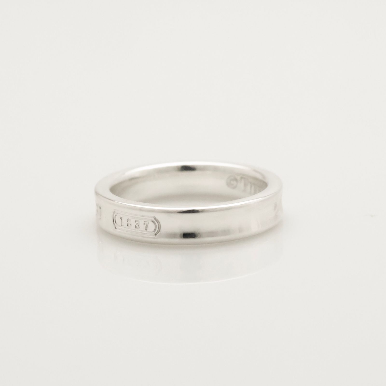美品】ティファニー TIFFANY＆Co. 1837 ナロー リング 9 号