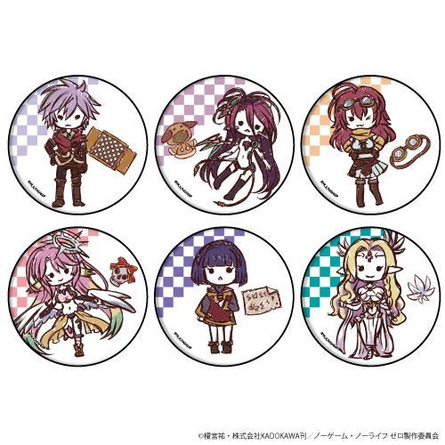 ノーゲーム・ノーライフ ゼロ 缶バッジ 01 グラフアート 全6種