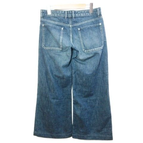 MACPHEE ダークブルーワイドデニムパンツ デニム ワイド