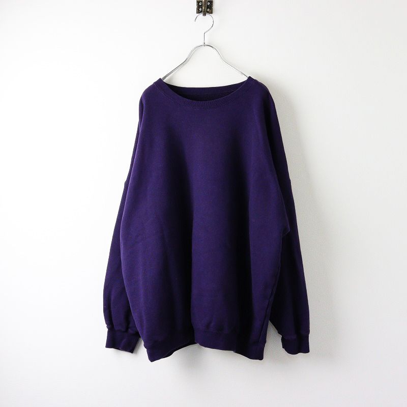 カレンソロジー Curensology &RC オーガニックビッグトレーナー F/パープル トップス プルオーバー スウェット【2400014163131】