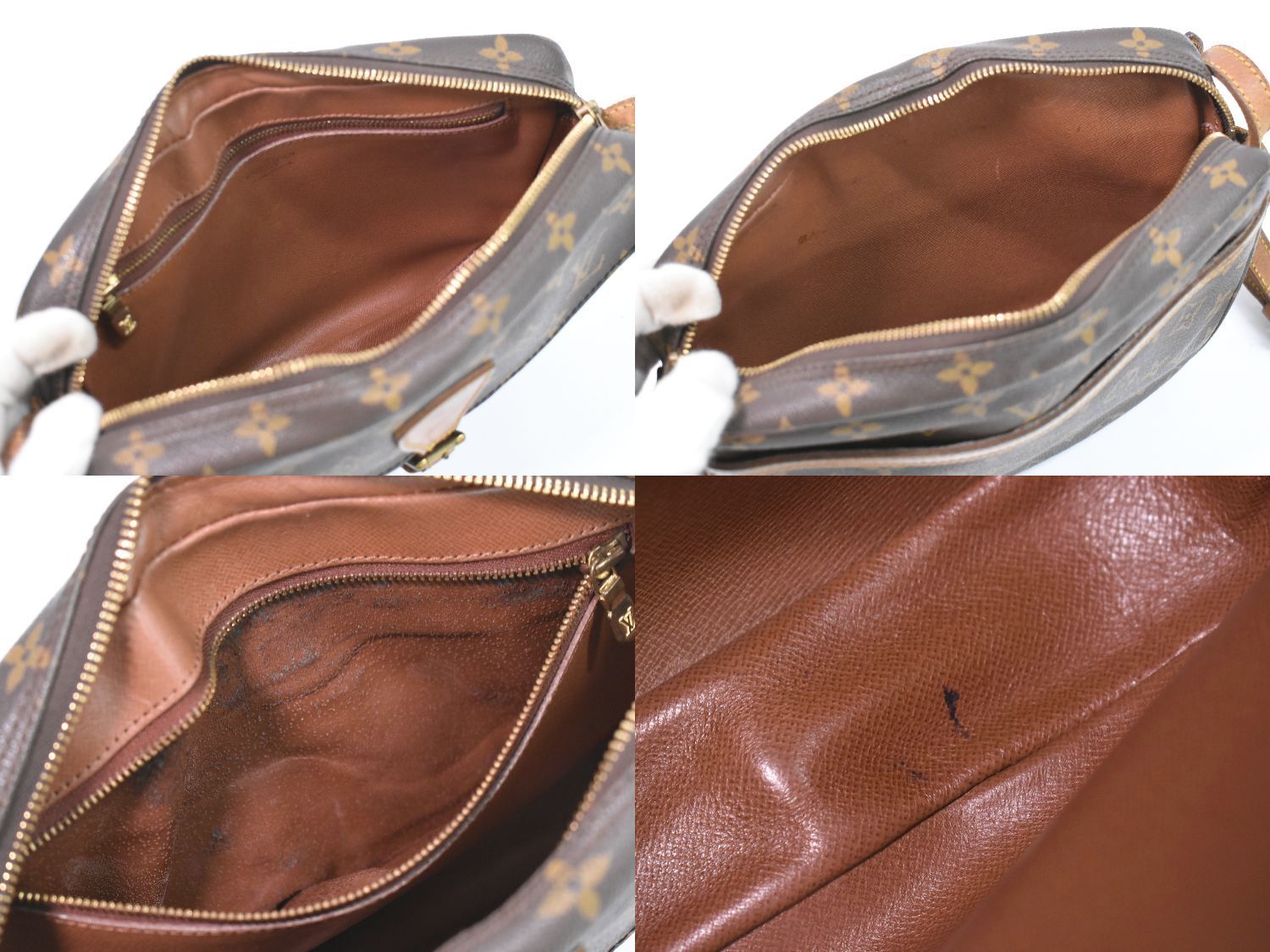 本物 ルイヴィトン LOUIS VUITTON LV ジュヌフィーユ モノグラム ショルダーバッグ ポシェット ブラウン M51226 Jeune  Fille ビトン バッグ ジェンダーレス ジェンダーフリー 中古 【フォロー割】