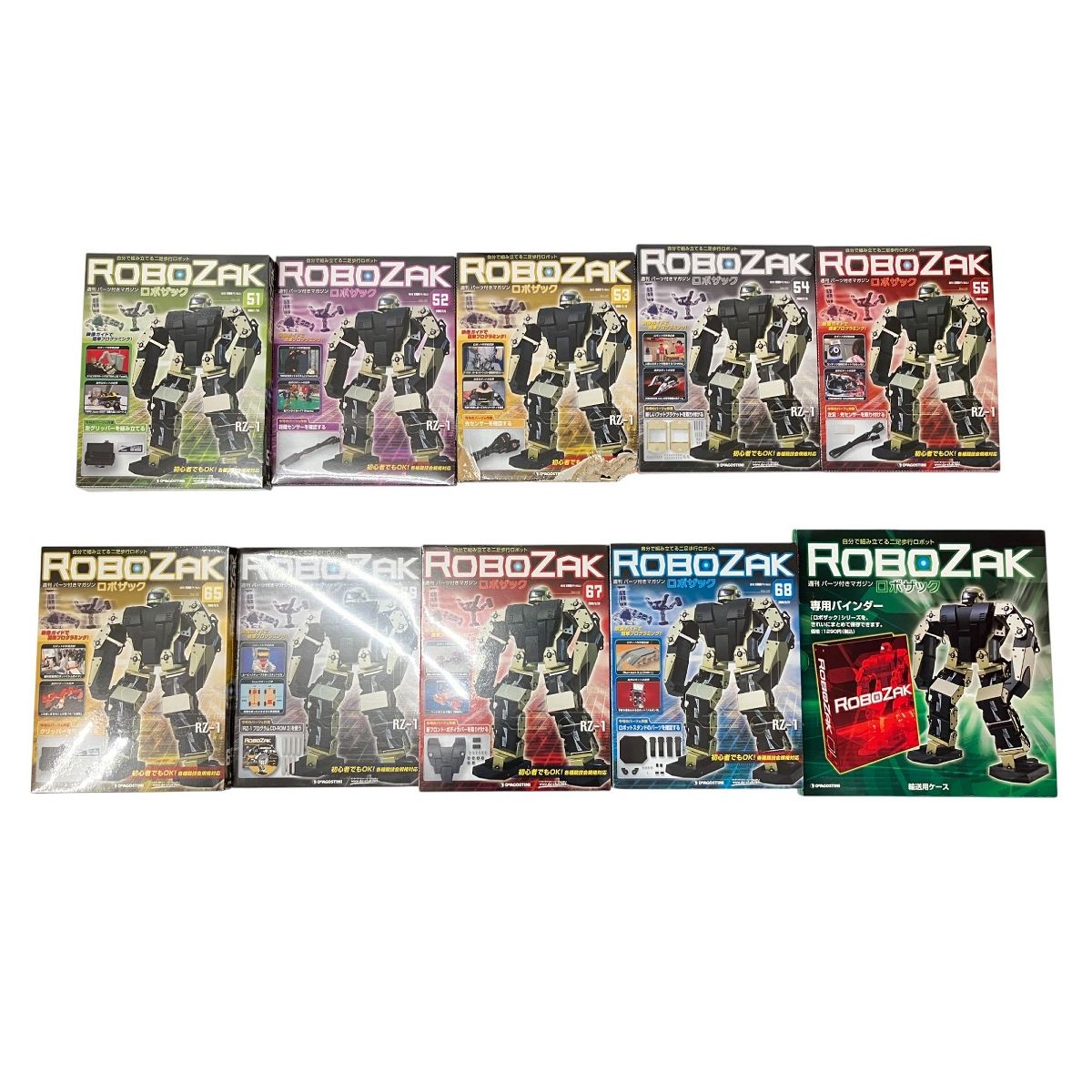デアゴスティーニ DeAGOSTINI 週刊ROBOZAK ロボザック 全85巻 二足歩行
