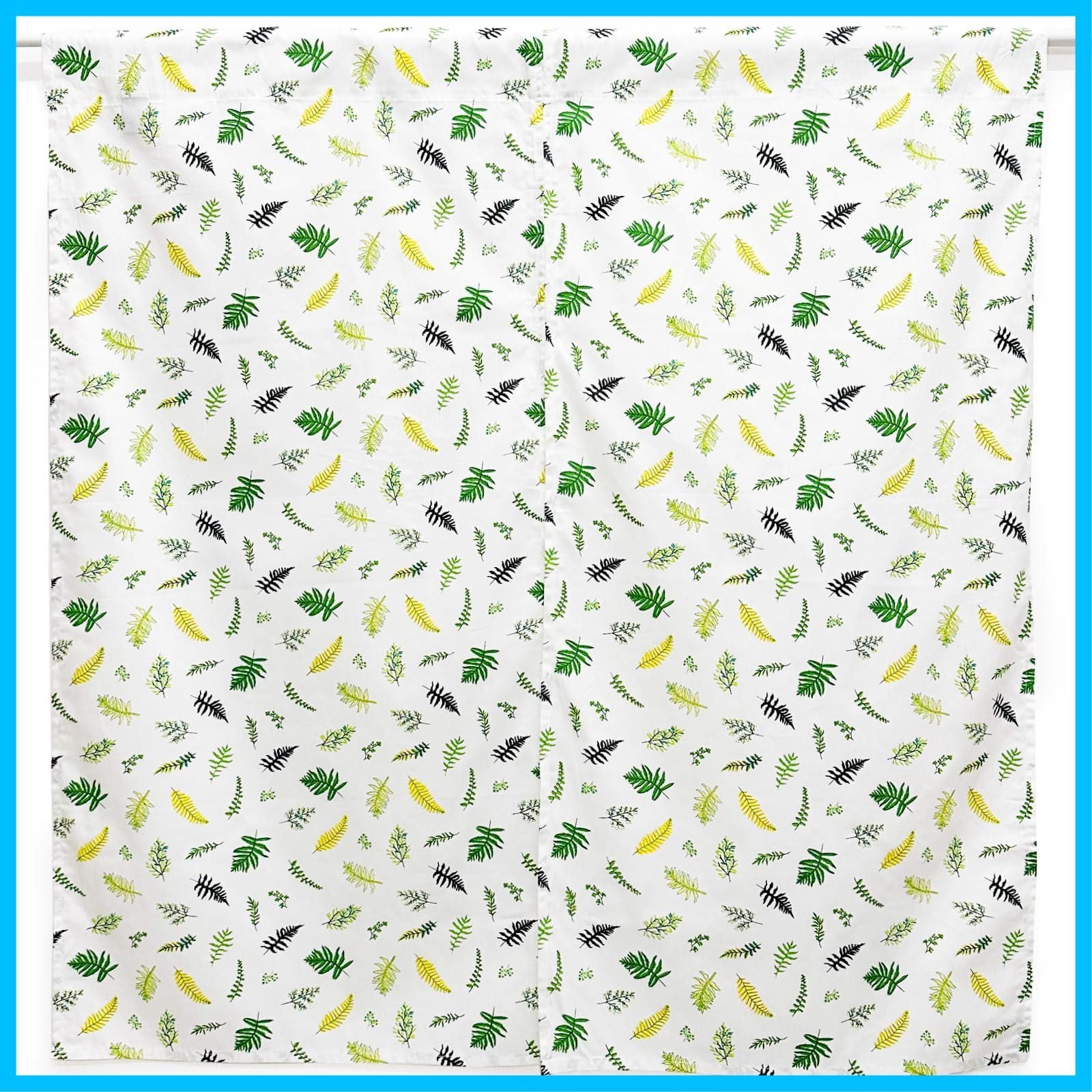 遮光2級・遮熱カーテン(レモンリーフ グリーン 100X135X2) | ニトリ