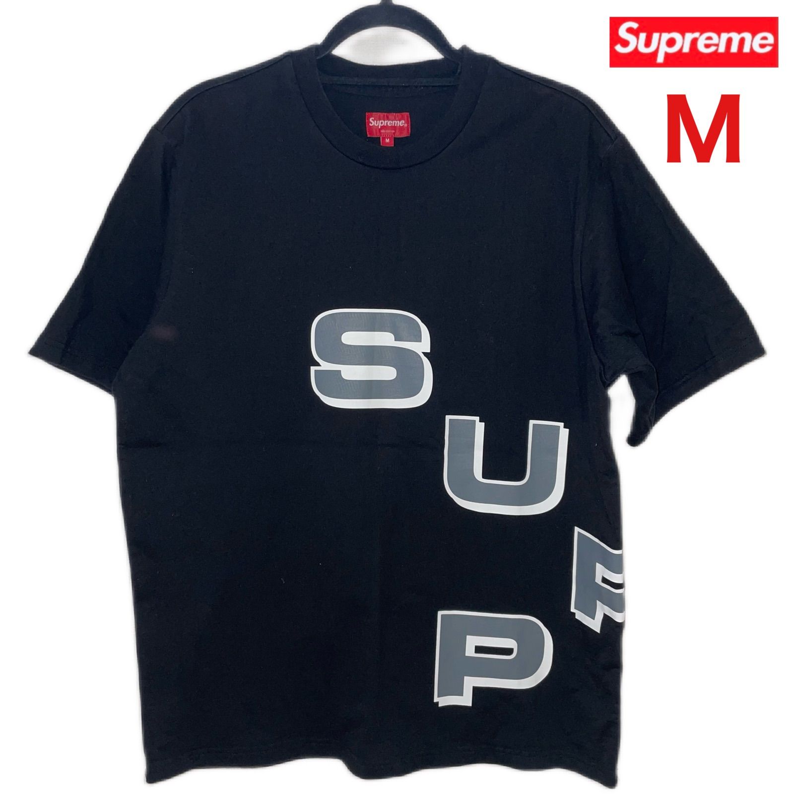 Supreme Stagger Tee グレー 18aw