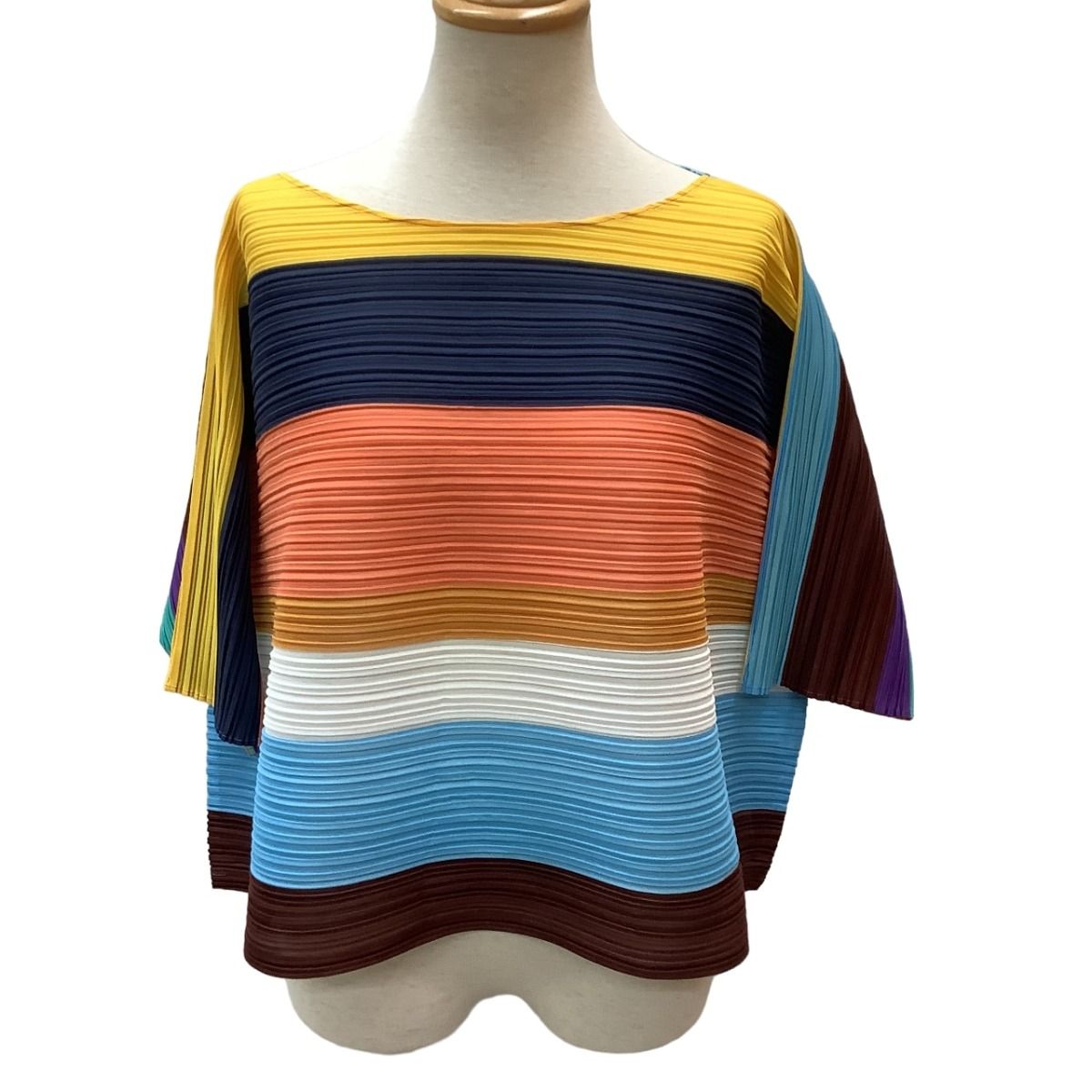 ♪♪ISSEY MIYAKE イッセイミヤケ PLEATS PLEASE 横プリーツ 変形