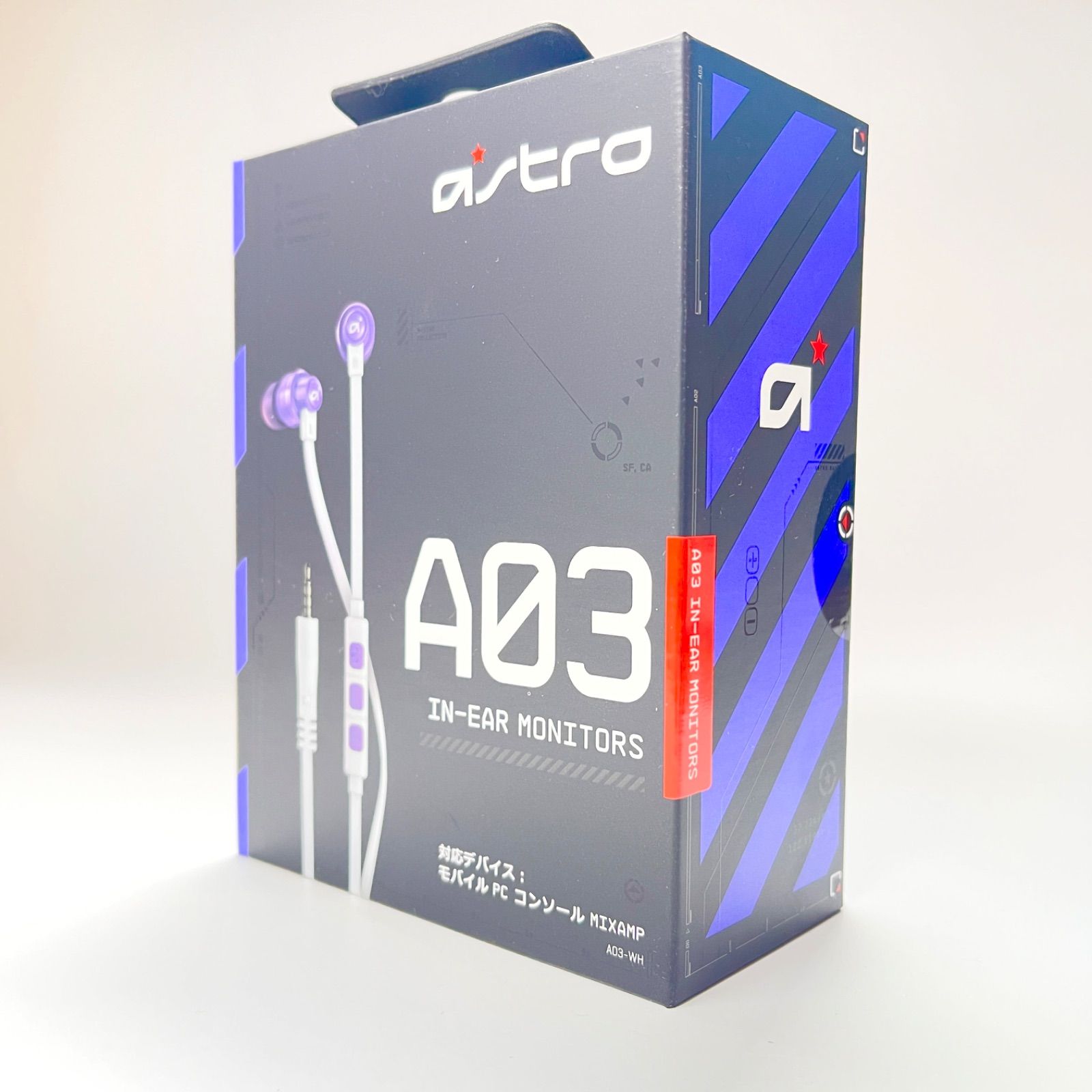 新品Logicool ASTRO GAMING A03マイク付きゲーミングイヤホ ASTRO Gaming、マイク付きゲーミングイヤホン 「A03インイヤー