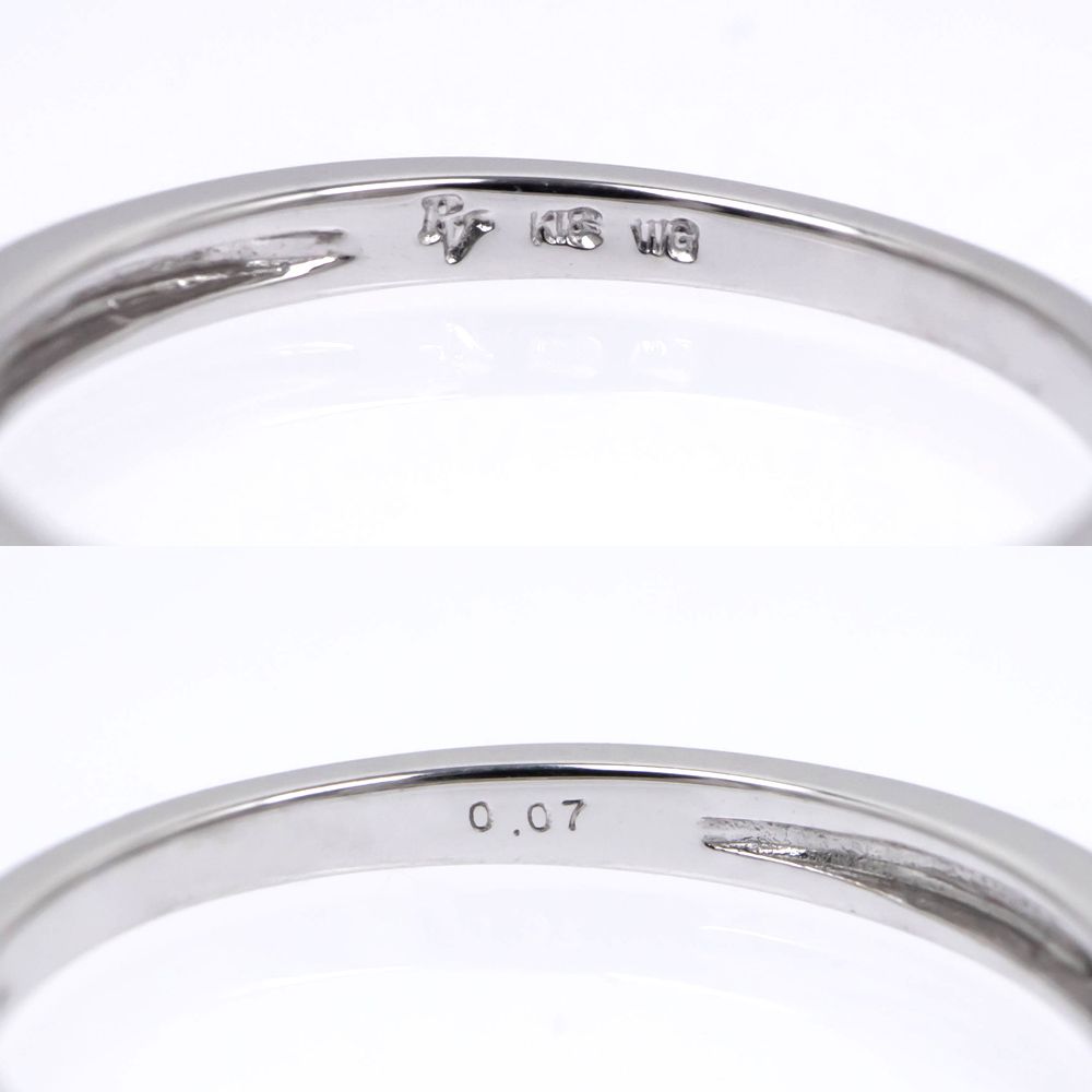 Ponte Vecchio ハーフエタニティK18 YG ダイヤモンドリング K18YG