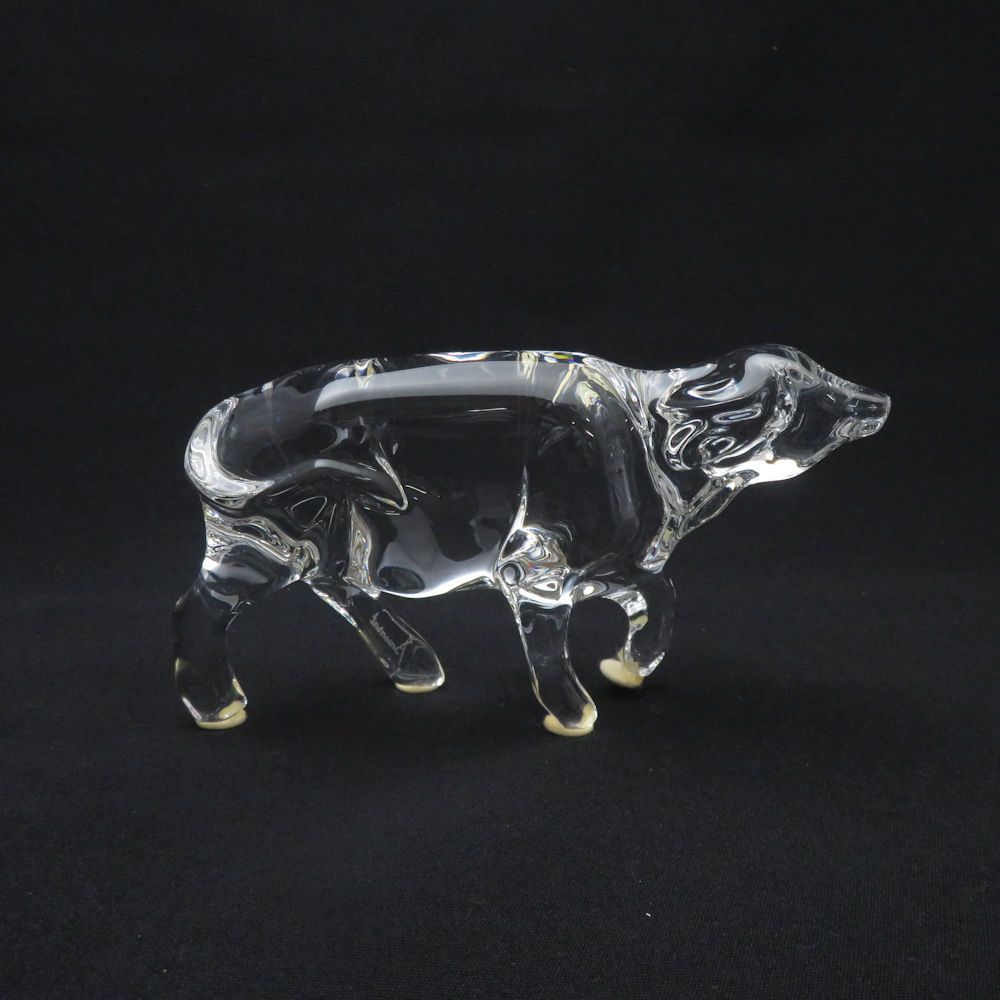 ●良品/バカラ　干支　牛　丑年　置物　フィギュリン 3 美品 Baccarat バカラ ゾディアック 干支シリーズ 牛 丑 フィギュリン