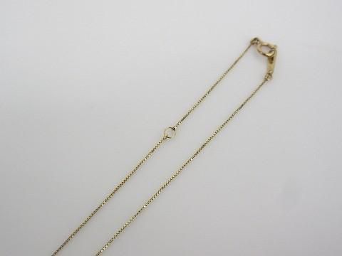 エメラルド ダイヤモンド ネックレス K 10 イエローゴールド D 0.01 ct レディース