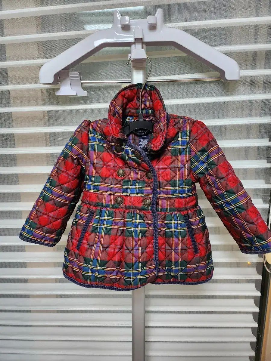 ラルフローレン キッズ タータンチェック キルティング ジャケット 3歳