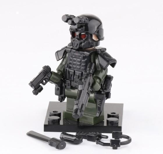 ☆超重厚 高品質 重装備 特殊部隊セット×3 銃器 武器 レゴ互換
