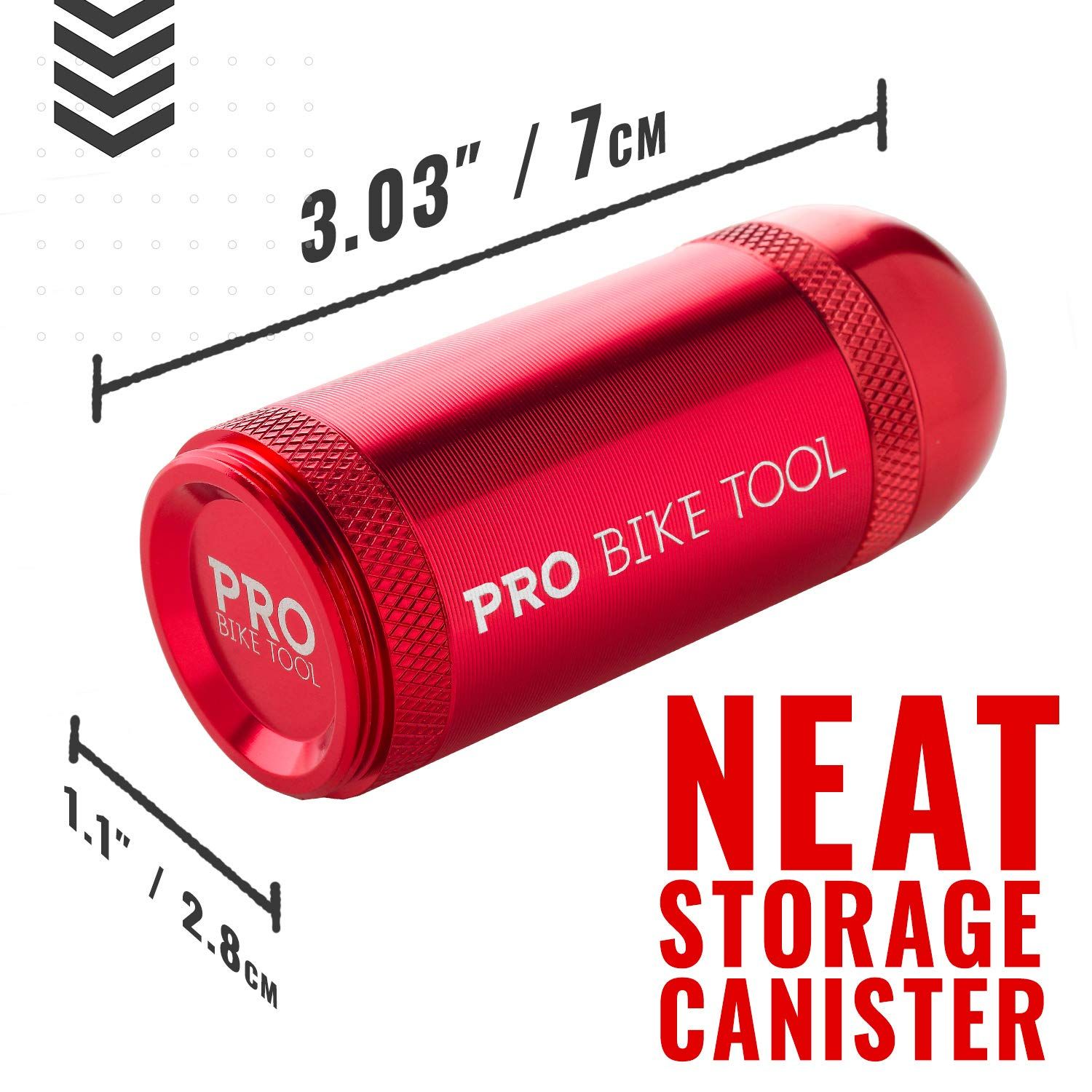 PRO BIKE TOOL チューブレスバイクタイヤ修理キット &ndash; MTBおよびロード自転車タイヤ用 &ndash; パンクやフラットを素早く固定 &ndash; タックルセットにはストレージキャニスター、プラグツールとプラグが含まれます &ndash; ベーコン5本とブラックストリップ5本 