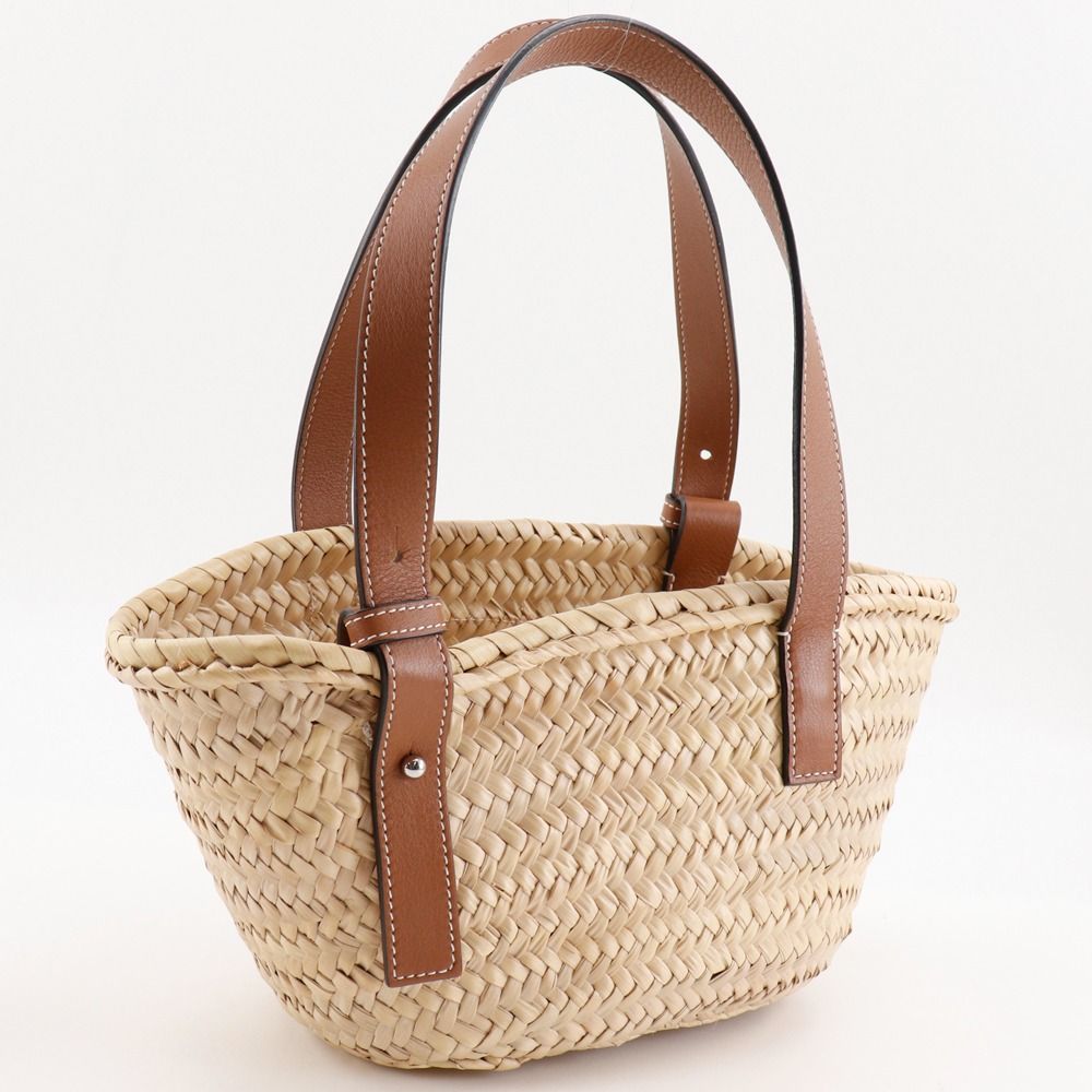 LOEWE】ロエベ バスケットバッグ スモール かごバッグ ラフィア