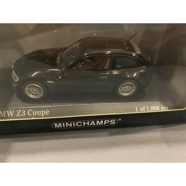 BMW Z3 Coupe 2001 色 Black metallic メーカー ミニチャンプス 1|43ミニカー