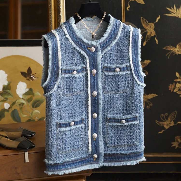 ジレベスト デニムベスト ジレ ベスト ノースリーブ アウター カーディガン レディース トップス ジャケット デニム 新作 羽織り 前開き ジレベスト デニムベスト ジレ ベスト ノースリーブ アウター