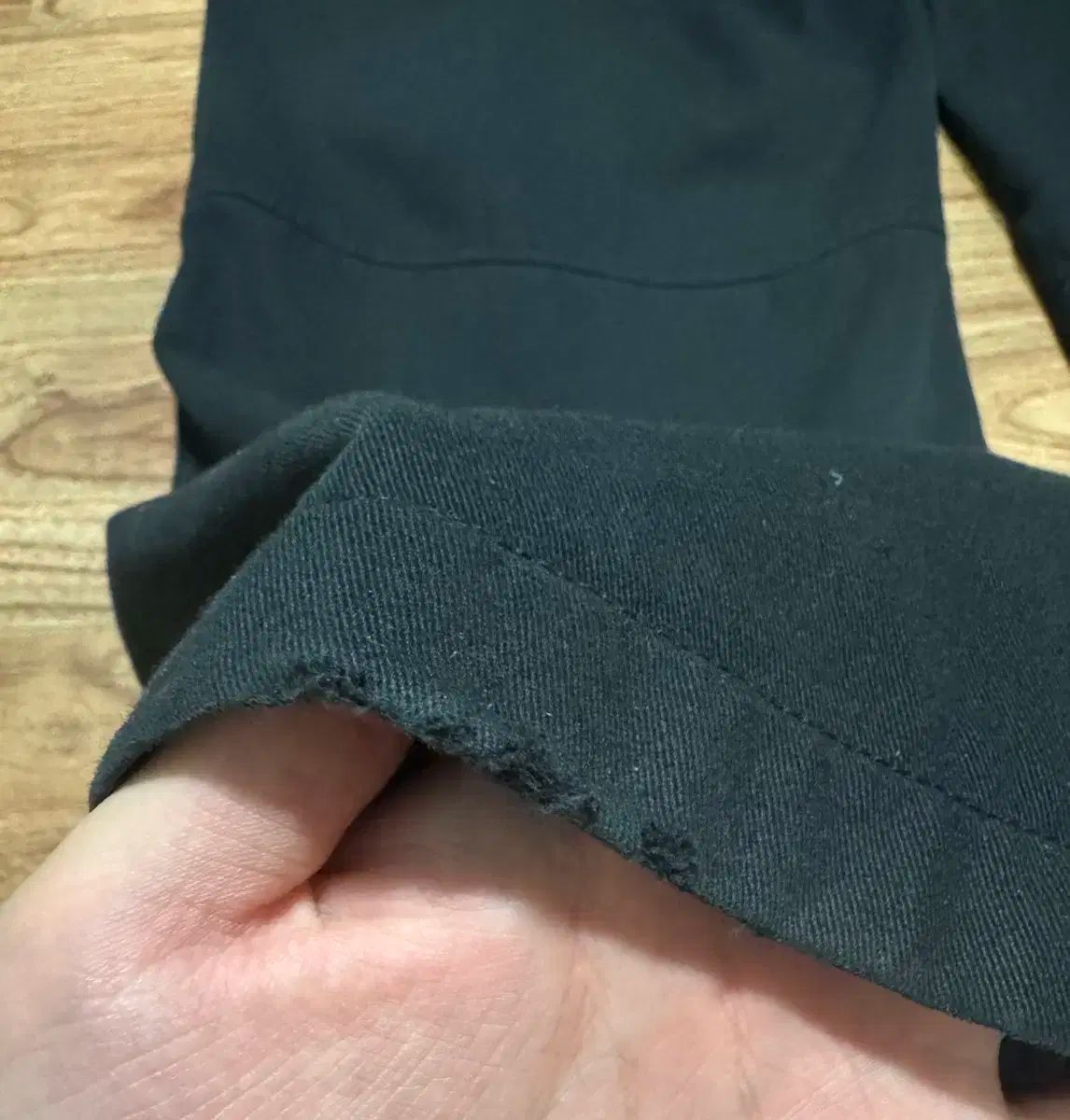 ハンク Gosima パンツ ウォッシュド ブラック - 24 SS