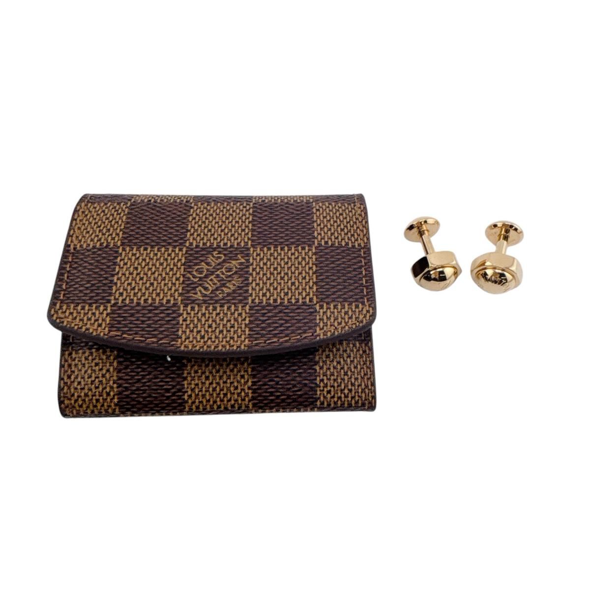 ルイヴィトン M61030 ネオクルー カフスケース カフスリンクス その他小物 LOUIS VUITTON ブラウン