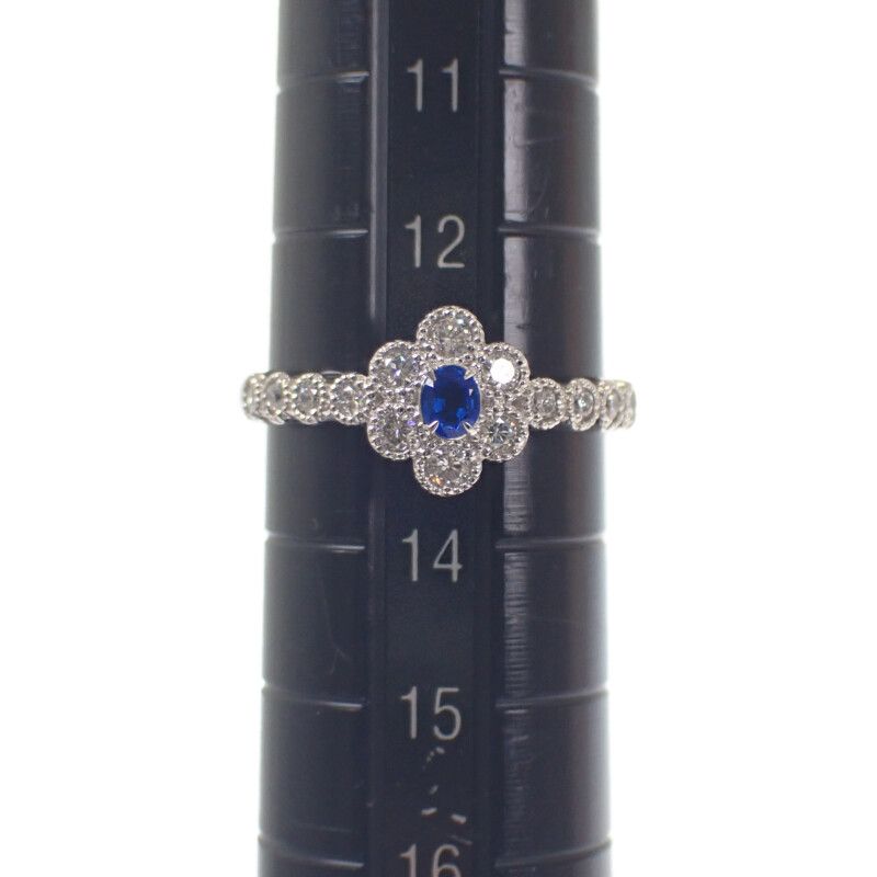 デザインジュエリー リング 指輪 Pt950 プラチナ 13号 アウイナイト  