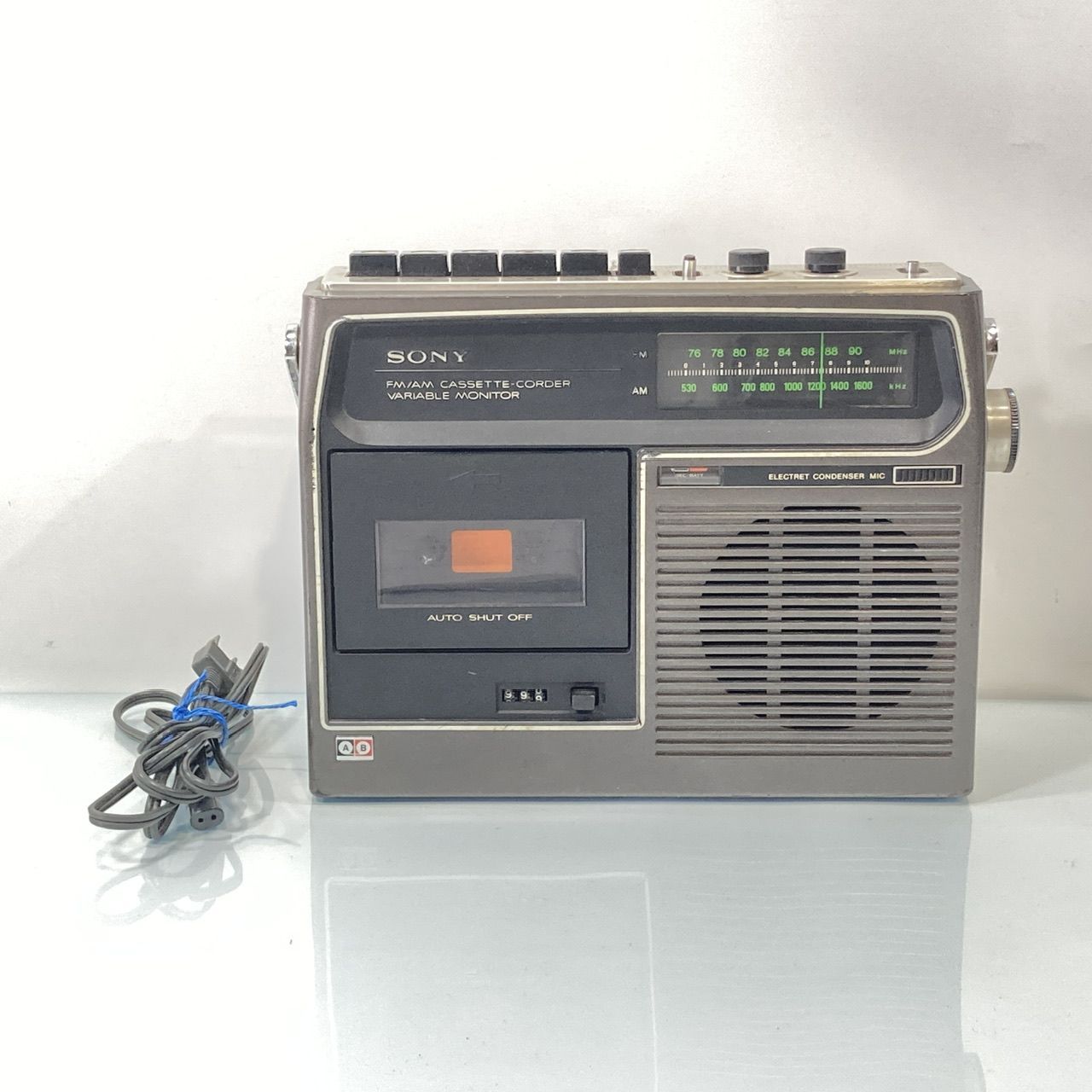 SONYラジオカセットコーダー動作確認済み SONY - ラジオ受信OK・純正