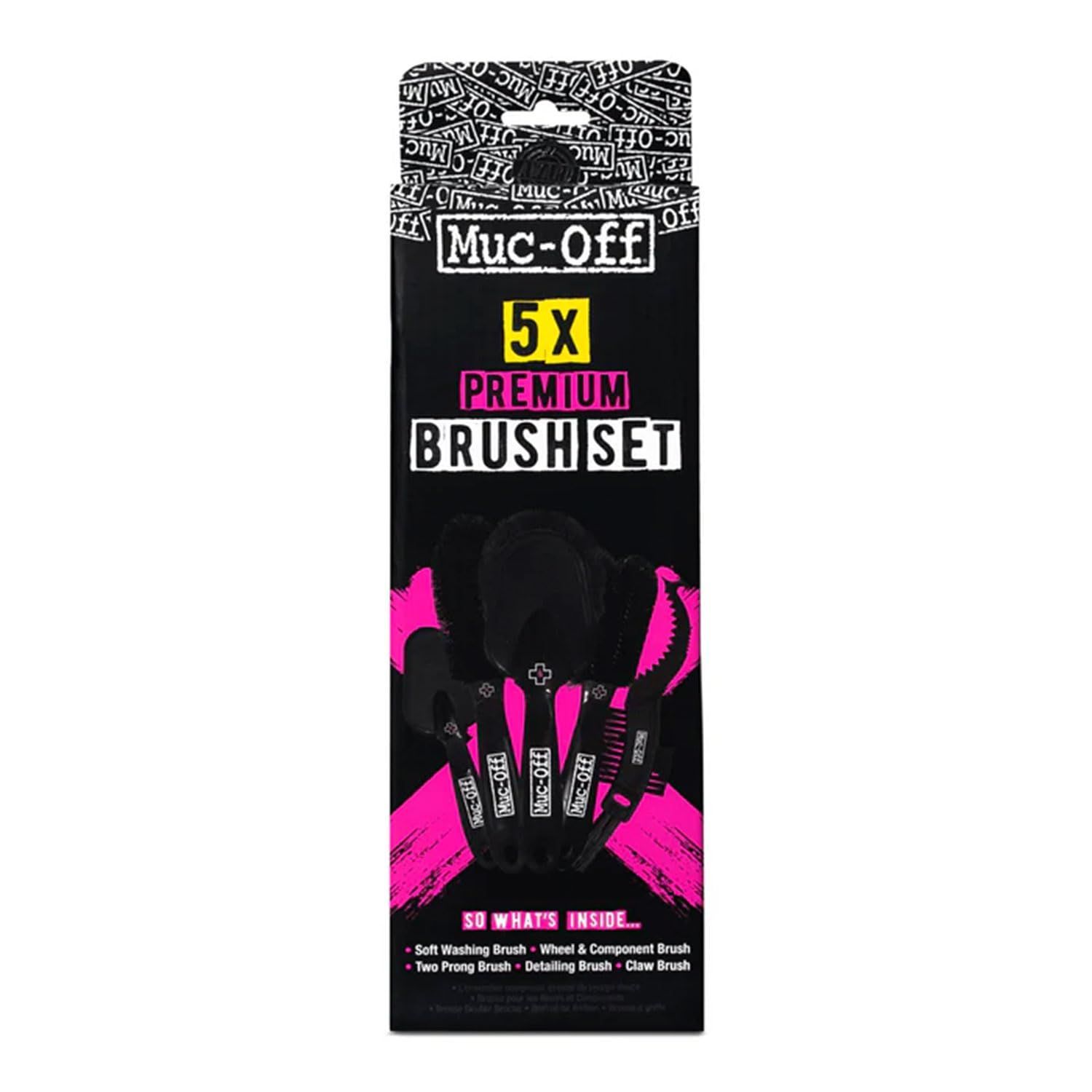 Muc-Off(マックオフ) 自転車 洗車 ブラシ 簡単洗浄 しっかり汚れを落とす 洗車スタイルに合わせて選べるブラシ【日本正規品】