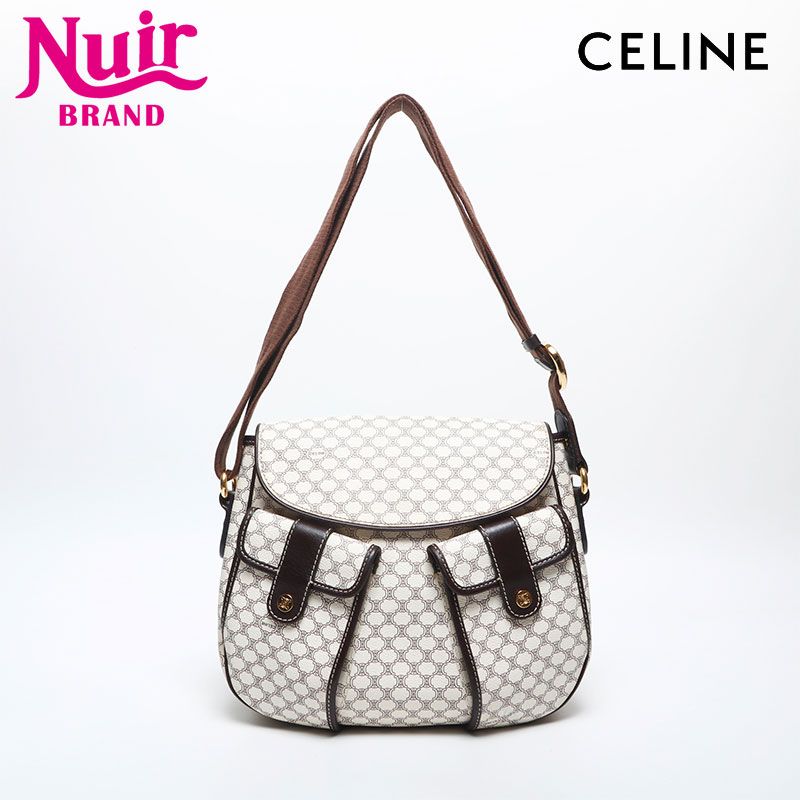 CELINE セリーヌ ショルダーバッグ PVC マカダム